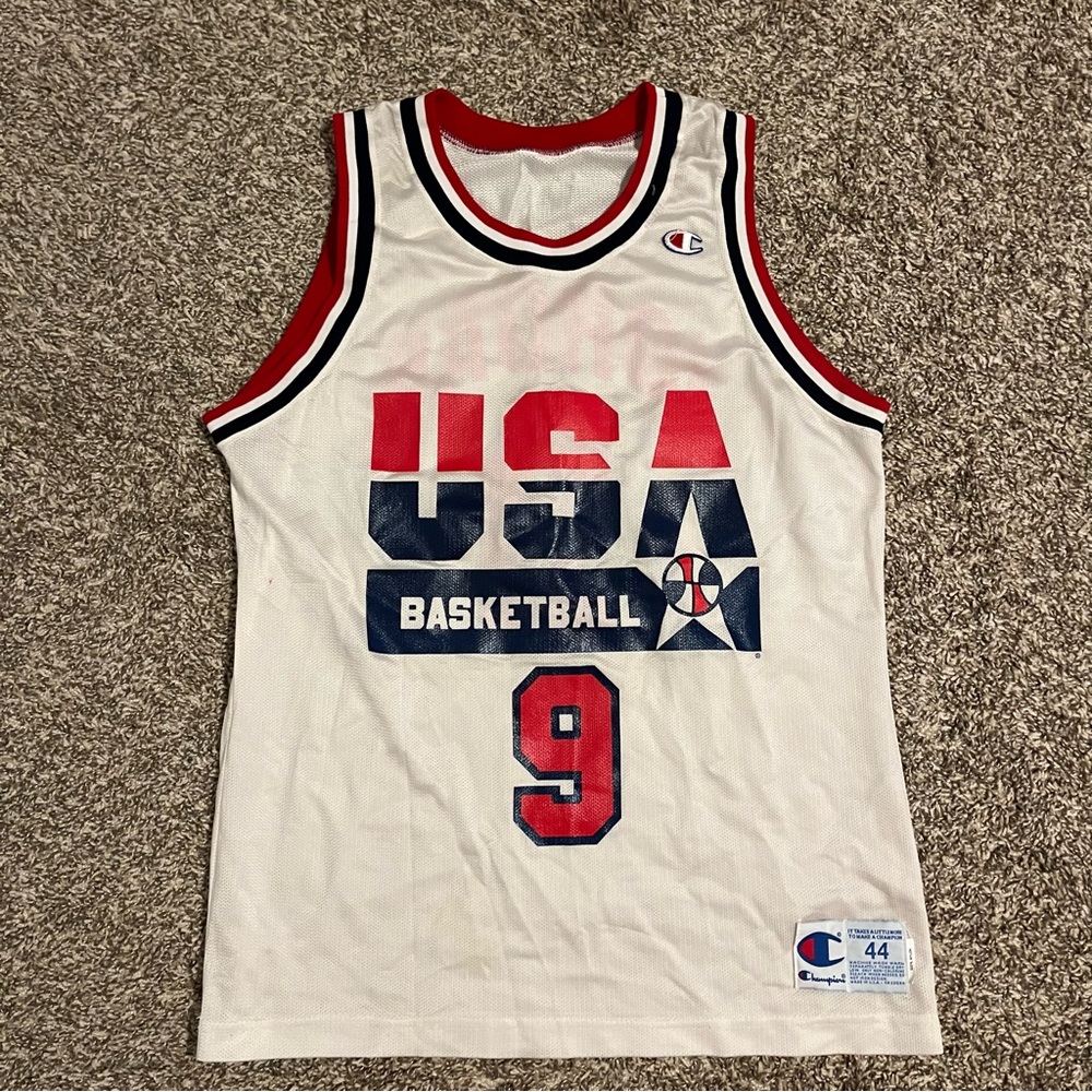 Vintage 1992 USA Basketball #9 Jordan Jersey